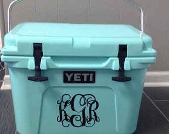 Vinyl Decal Sticker Monogram Name