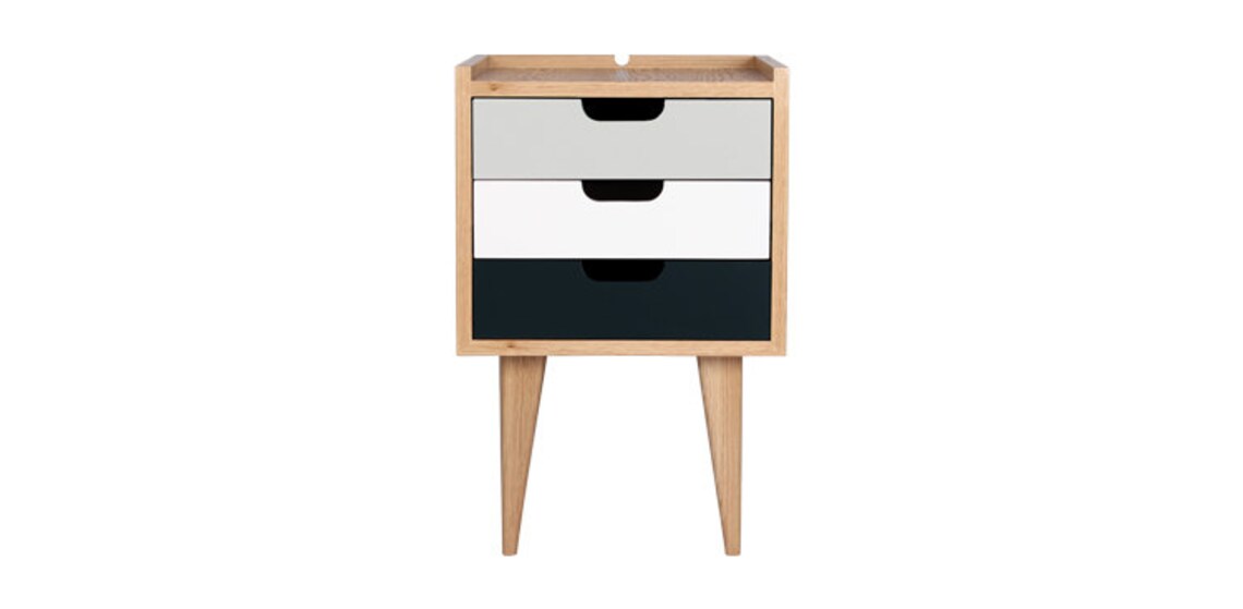 Scandinavian Nightstand OSNS Etsy