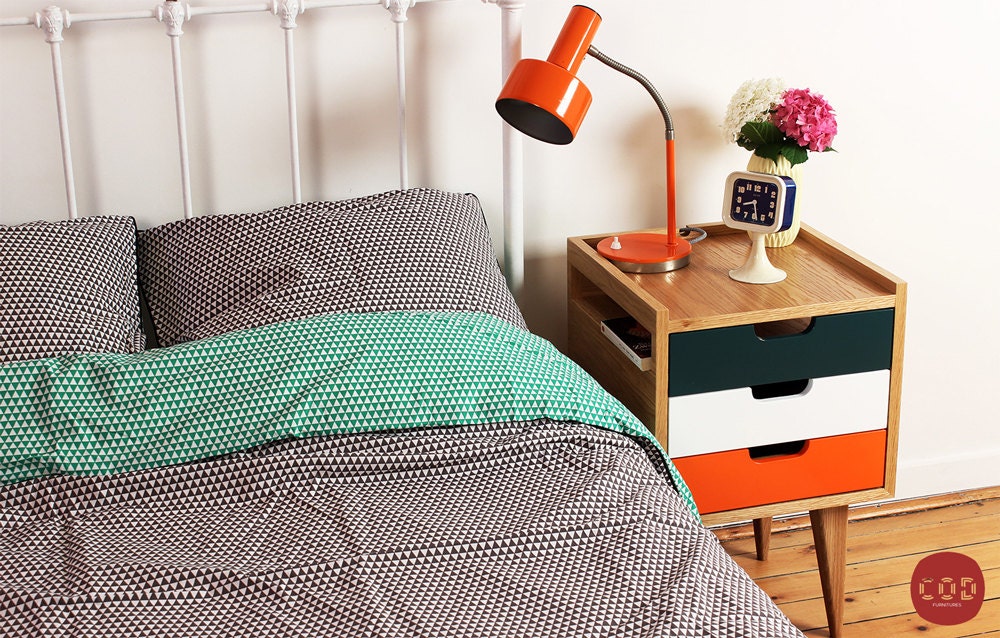 Scandinavian Nightstand OSNS Etsy