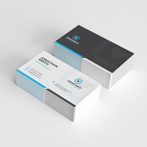 Corporate Stationery Design Template Business Card, Letterhead, Envelope, Folder AI, EPS, PSD, Docx, pdf Instant Download v1 image 2