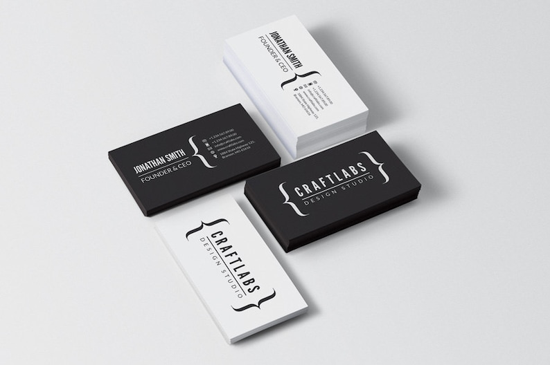 Create Business Card Template Photoshop