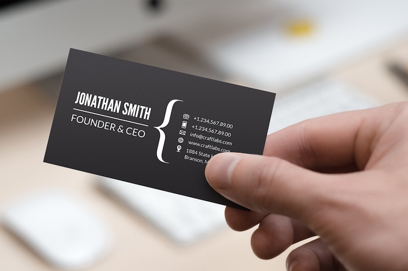 Create Business Card Template Photoshop