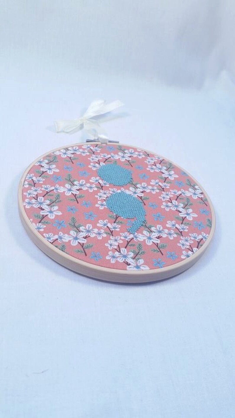 Cross Stitch KIT Hawaiian Semicolon Embroidery 6 hanging Etsy