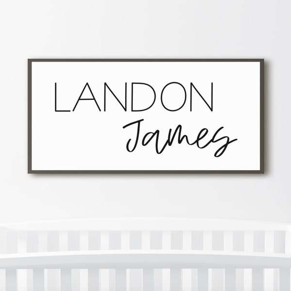 Boys Printable Name Sign Etsy