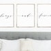 Always and Forever Printable Sign Set, Matching Love Prints, Nursery ...