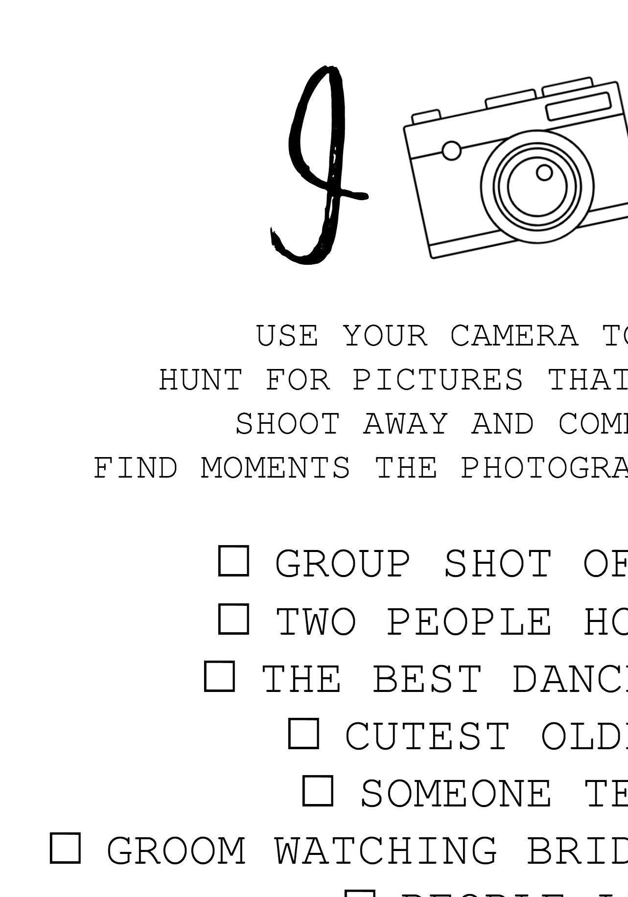 I Spy Wedding Game Photo Printable Free