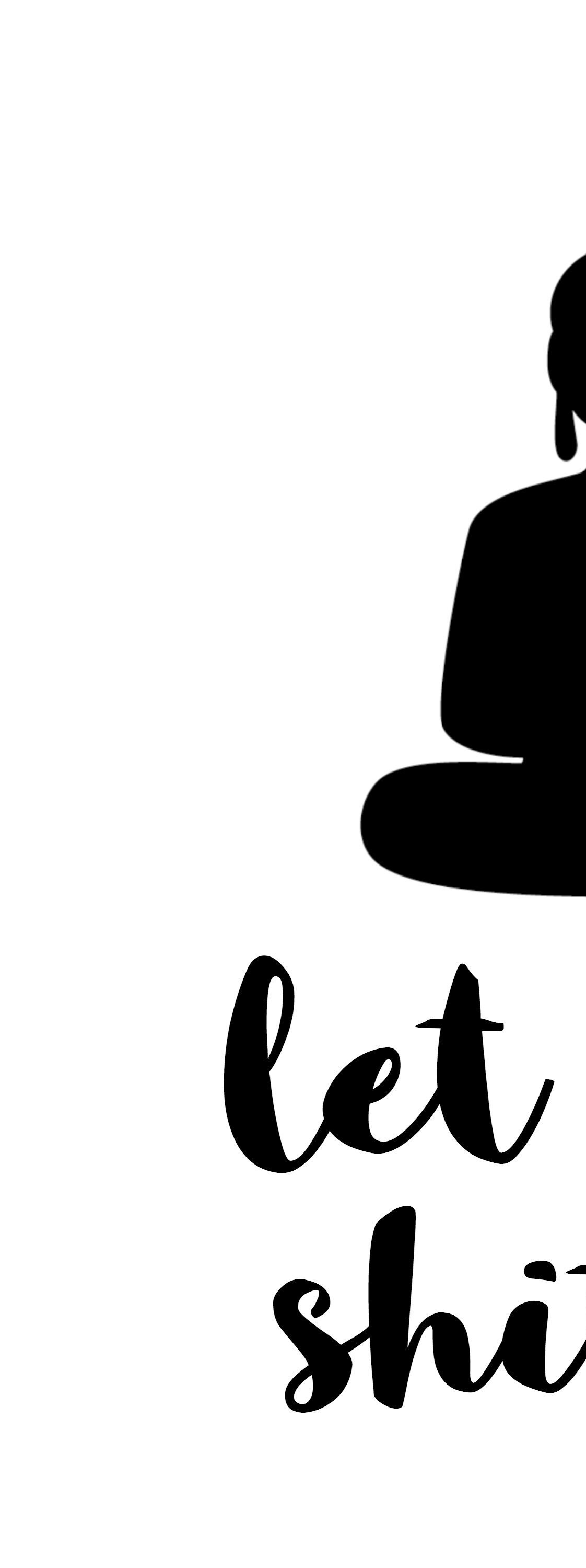 Let That Shit Go Printable Funny Quote Print Bathroom Wall | Etsy