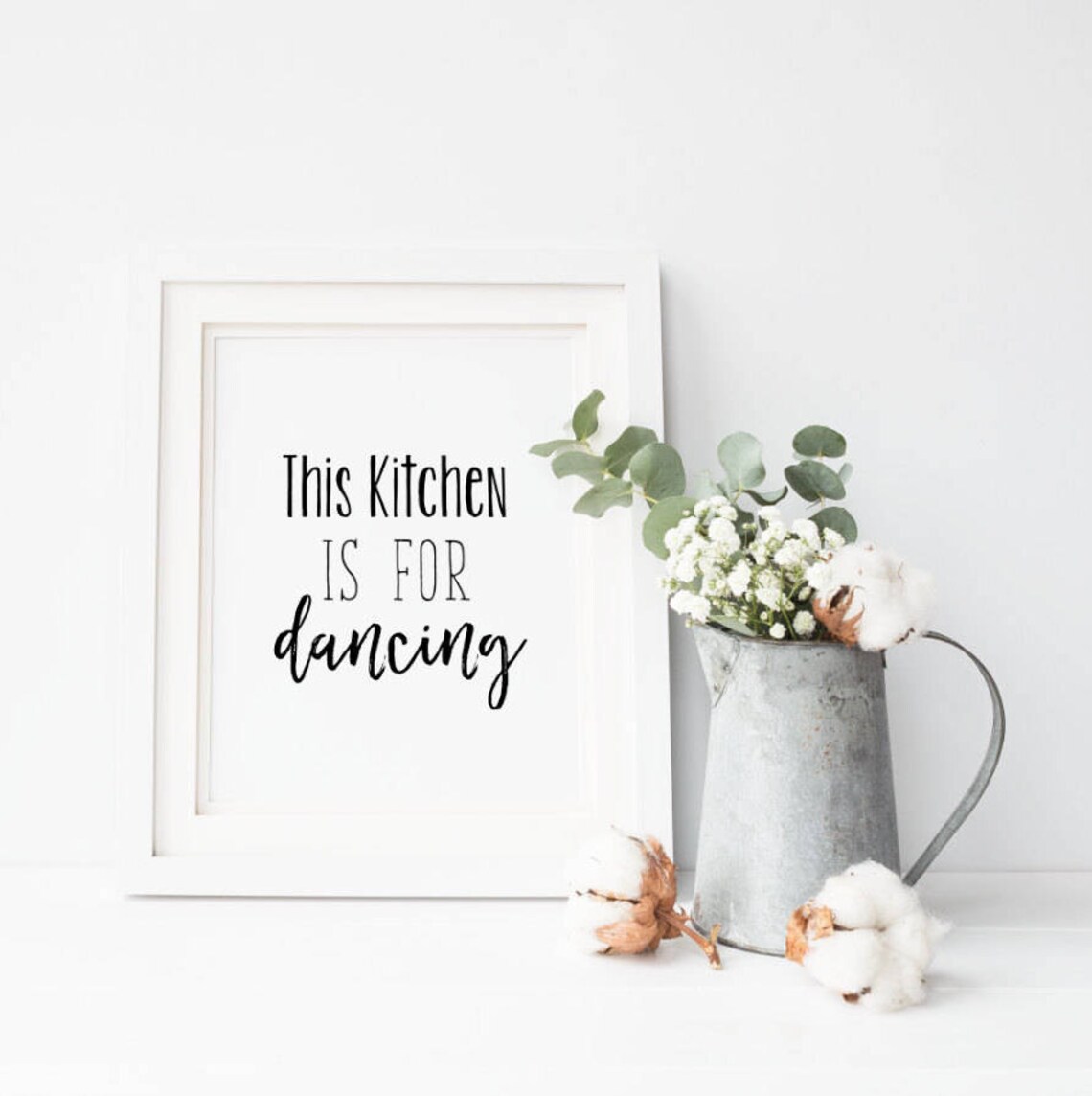 This Kitchen is for Dancing Printable Sign Kitchen Quote - Etsy