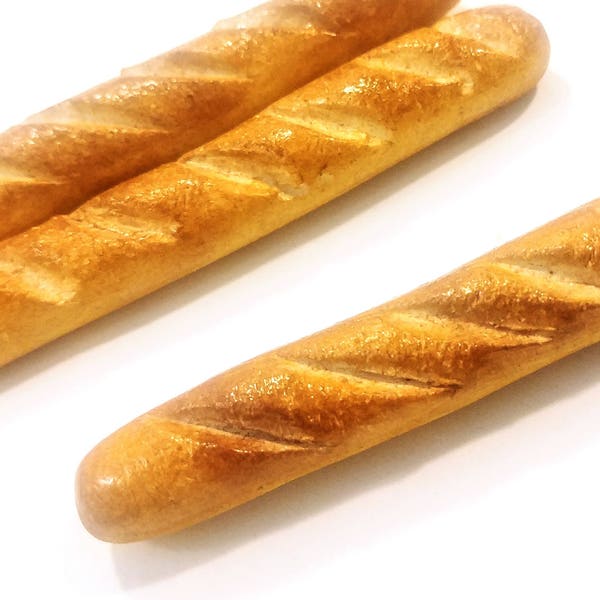 1:6 Escala miniatura baguette, Dollhouse Miniature Food French Bread, bjd muñeca realista miniatura, Play scale doll Food Blythe comida de muñeca