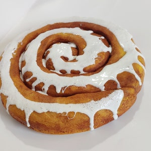 Large Cinnamon Roll Wall Decor, Large 3D Fake Food Art, Prop, Pop Art