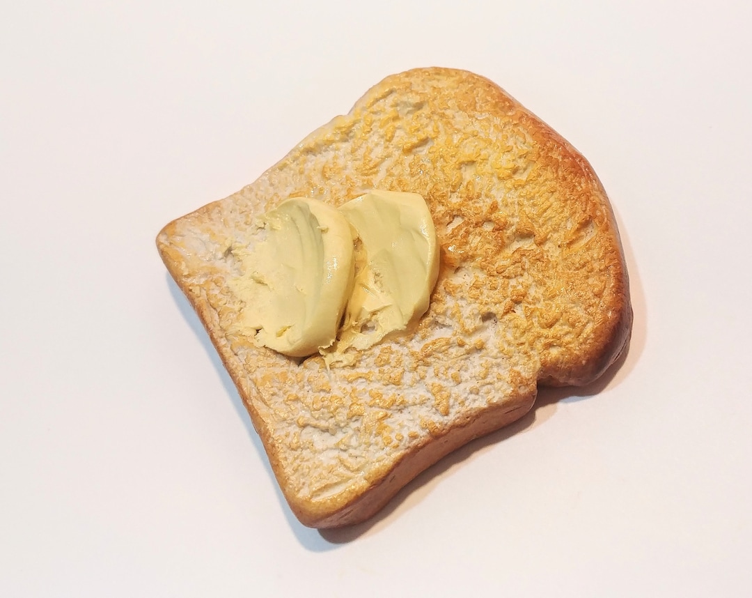Buttered Toast Miniature Food Cute Fridge