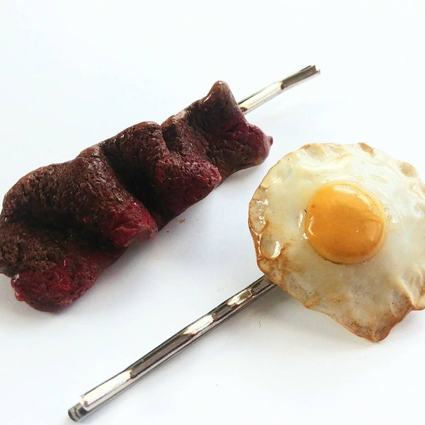 Bacon Hair Clip Etsy