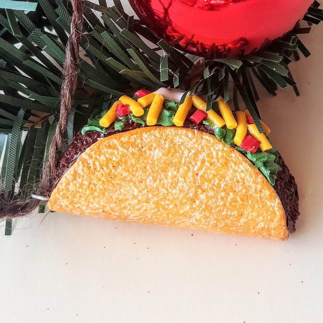 Taco Christmas Ornament 