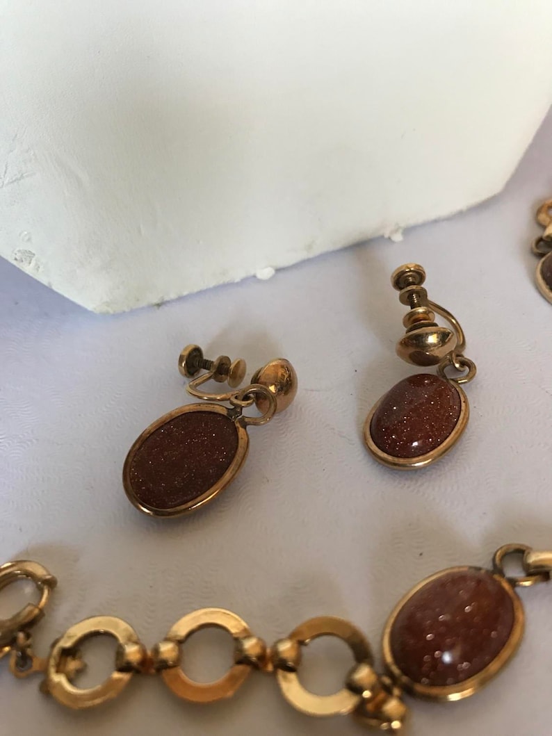 Gorgeous gold filled vintage set