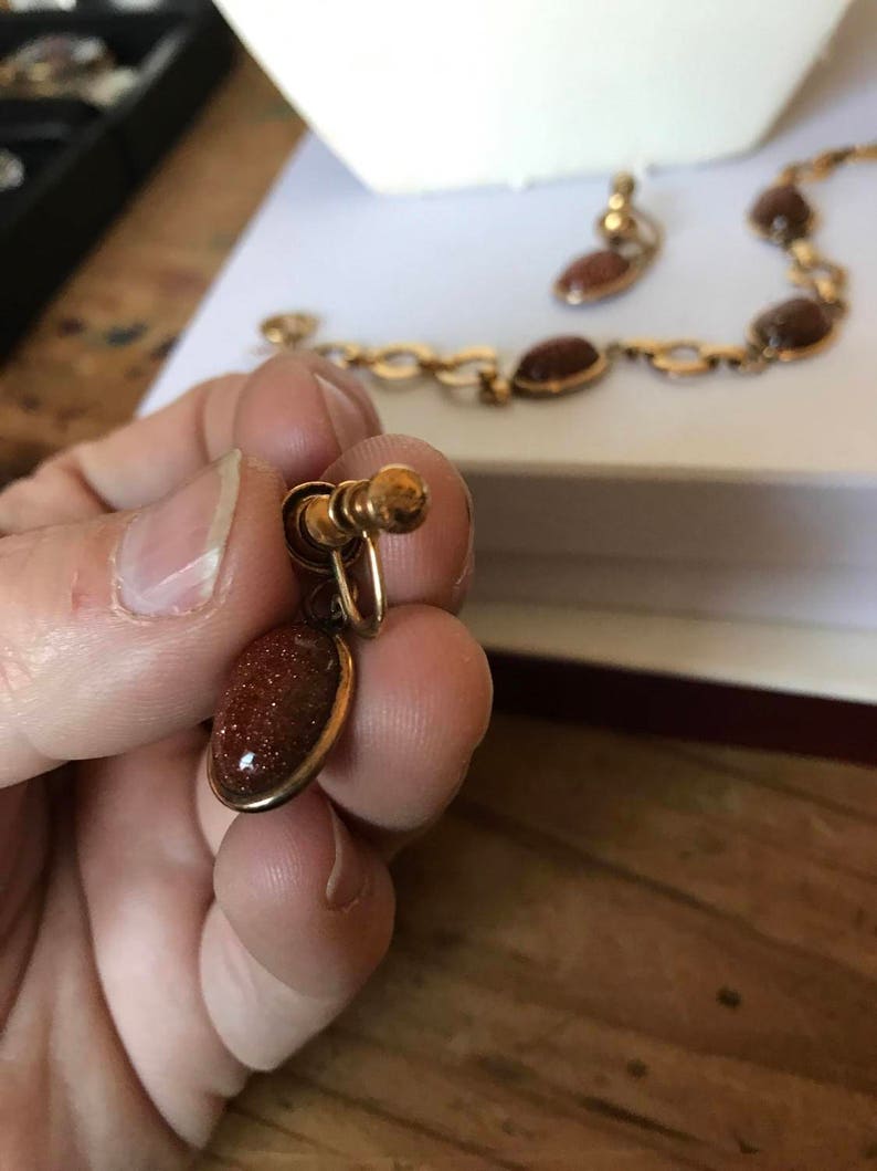 Gorgeous gold filled vintage set