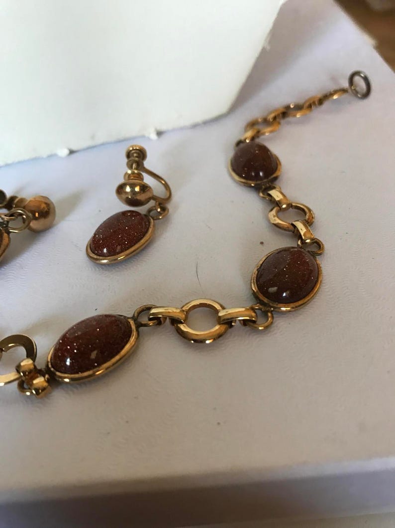 Gorgeous gold filled vintage set