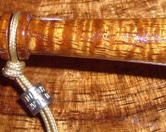 Mini Turkey Call Necklace by Curtis Breland - Adjustable !