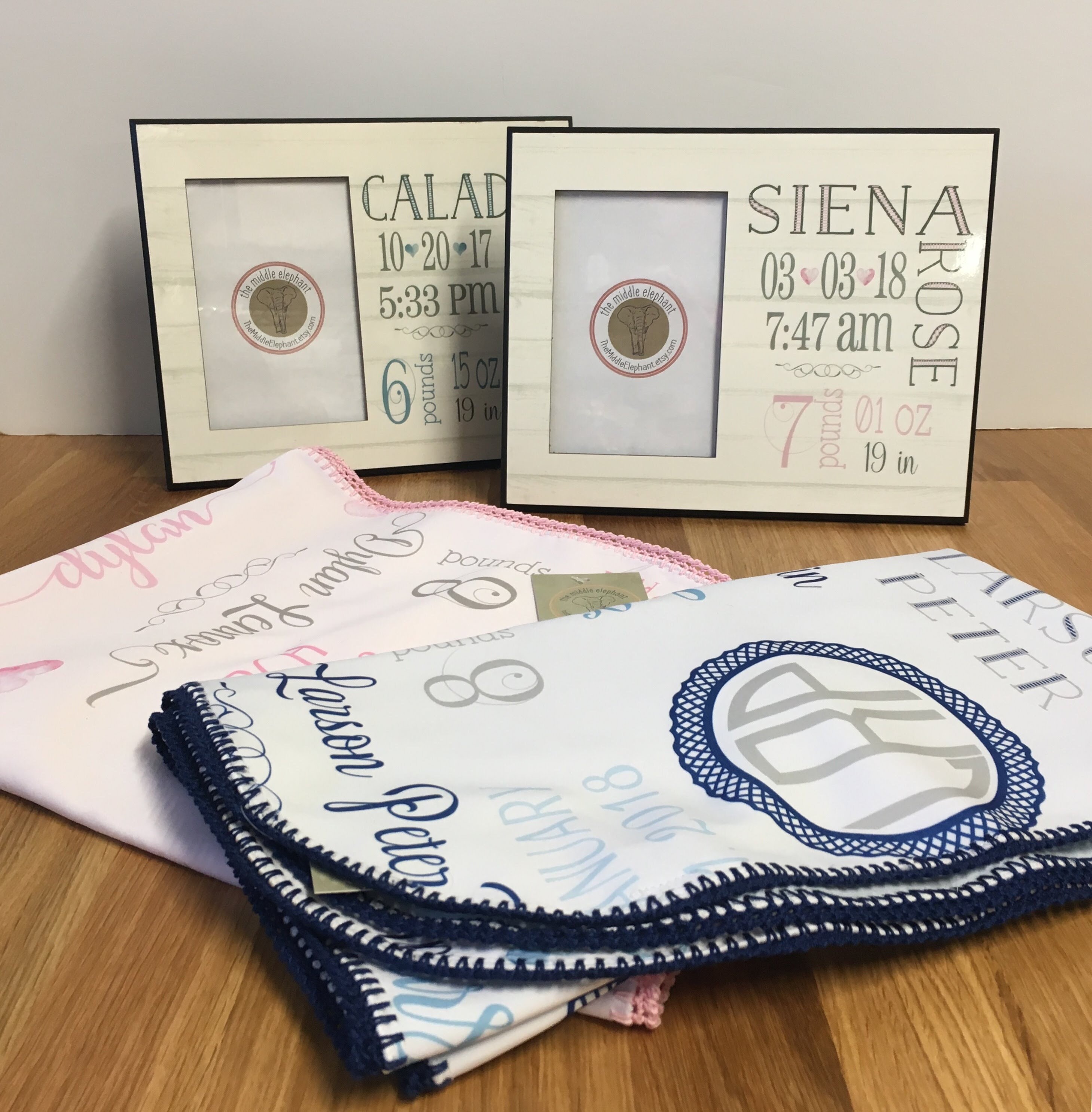 Baby Boy Personalized Picture Frame Baby Boy Gift Etsy