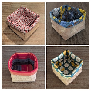 Medium size Baskets / Fabric baskets / Organizer baskets / Storage basket / Bin / Indoor decorative planter