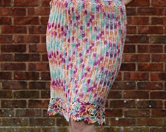 Skirt Crochet Pattern For Women Summer Crochet Women's Skirt For Beach Vacation Crochet Lace Summer Mini Maxi Crochet Skirt For Holiday