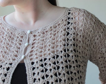 Lacy Crochet Cardigan PDF Crochet Pattern Summer Crochet Cardigan Crochet Cardigan for Women Light Summer Crochet Cardigan for Women Etsy Canada