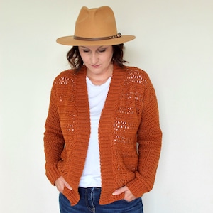 crochet cardigan PDF crochet pattern/ women&#39;s crochet cardigan/ fall crochet cardigan pattern/ crochet cardigan pattern for women