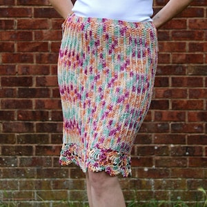 Crochet Skirt PDF Pattern/ 9 adult clothing sizes XS-5XL / crochet skirt for women/ lacy crochet summer skirt/ mini skirt/ maxi skirt