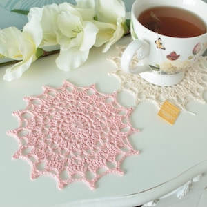 round crochet rug PDF crochet pattern/ crochet coasters/ crochet lacy rug pattern/ round lacy crochet coasters pattern/ PDF crochet PATTERN