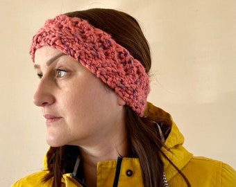 crochet ear warmer for women/ PDF crochet ear warmer pattern/ crochet headband/ women's crochet headband/ women's crochet head warmer