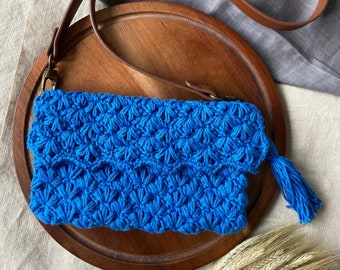 crochet clutch bag PDF crochet pattern digital file/ crochet handbag/ crochet shoulder bag pattern/ crochet bag pattern/