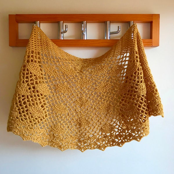 crochet shawl/ crochet PDF pattern/ crochet wrap/ crochet scarf/ crochet neck accessories/ crochet pdf pattern/ crochet tutorial/ handmade