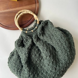 crochet bag pattern/ crochet market bag PDF/ crochet handbag/ crochet bag from rectangle pattern/ crochet handbag pattern/ PDF crochet image 1