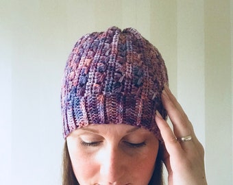 fall in line crochet hat/ crochet beanie/ womens crochet beanie pattern/ crochet hat pattern/ womens crochet hat pattern/ winter crochet