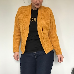 working girl cardigan/ crochet cardigan pattern/ crochet sweater pattern for women/ crochet garment pattern/ easy crochet cardigan pattern