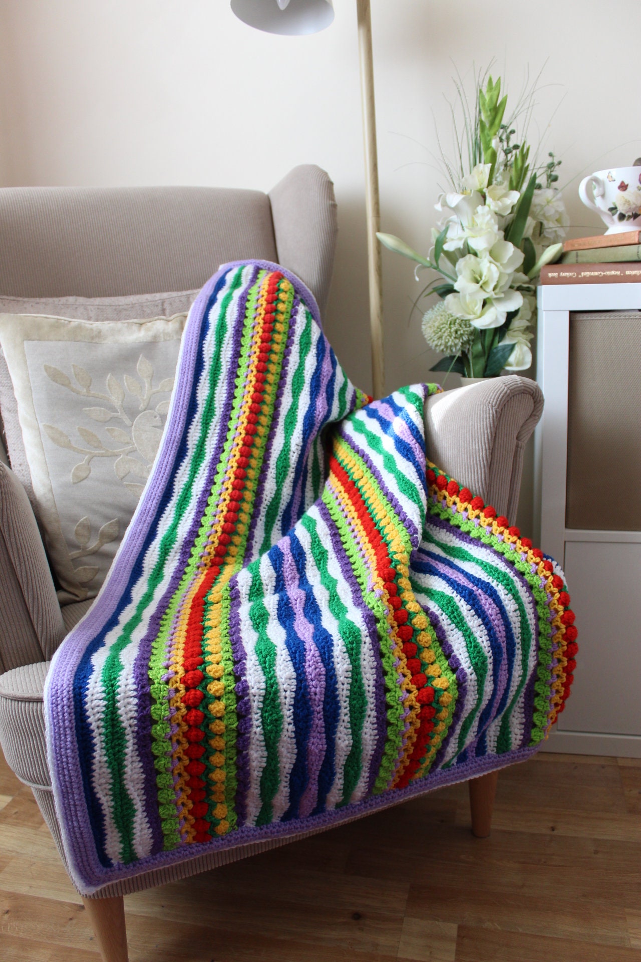 Crochet Spring Blanket