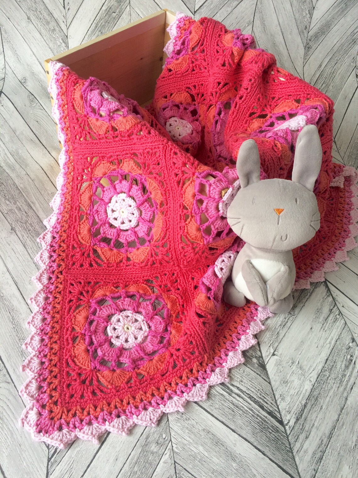 Crochet Blanket/ Crochet Pattern/ Girl's Crochet Blanket/ - Etsy UK