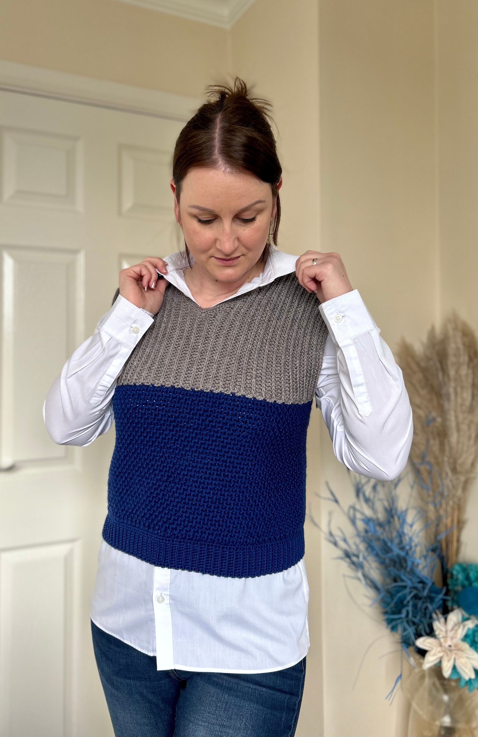 34 Sweater Vest Crochet Patterns for Easy Layering and Handmade Wardrobes 14 Crochet Sweater Vest