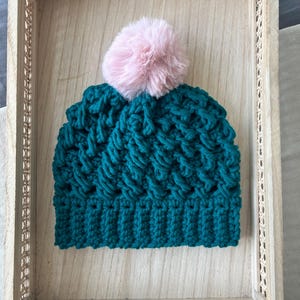 Easy Chunky Crochet Beanie Hat PDF Pattern for Women / Adult Size ...