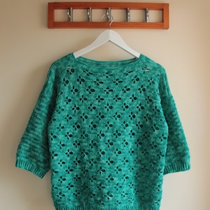 women&#39;s crochet sweater pattern PDF/ crochet pullover/ crochet jumper for women/ crochet pattern/ spring crochet jumper/ spring crochet