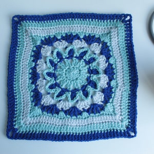 crochet square pattern/ crochet afghan block/ crochet blanket square pattern/ crochet blanket/ crochet afghan/