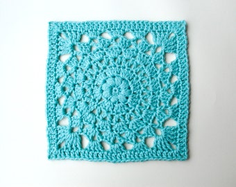 lacy granny square PDF crochet pattern/ granny square pattern/ lacy afghan block pattern/ afghan pattern/ crochet blanket