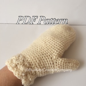 Crochet mittens PDF pattern/ crochet gloves/ crochet mittens for women/ crochet accessories/ crochet gloves for her/ crochet pattern