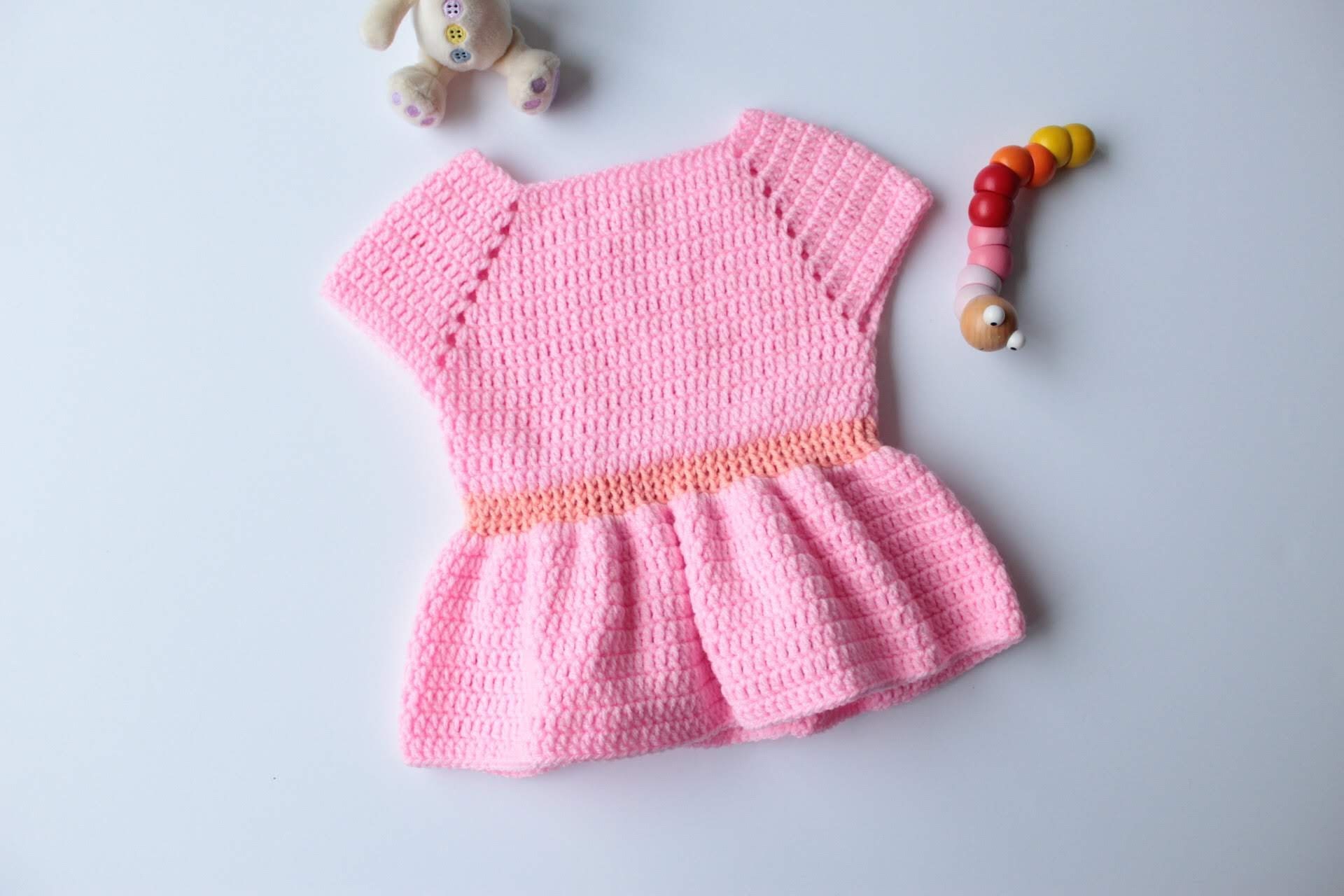 39 Adorable Crochet Patterns for Girls’ Dresses to Make for Special Occasions and... 6 crochet dress pattern/ girls crochet dress/ kids crochet