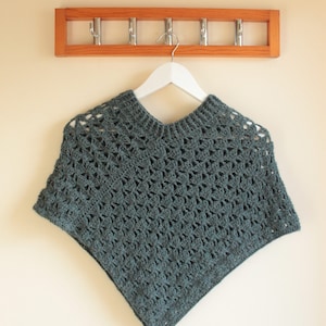 crochet ponchette pattern/ crochet bolero pattern/ crochet shrug pattern/ crochet poncho for women/ crochet pattern/ crochet ponchette PDF