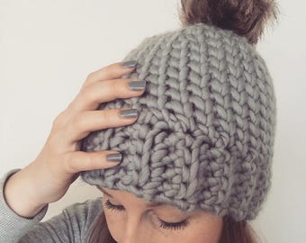 crochet hat pattern/ crochet beanie pattern/ knit look crochet hat/ crochet headwear/ winter crochet hat