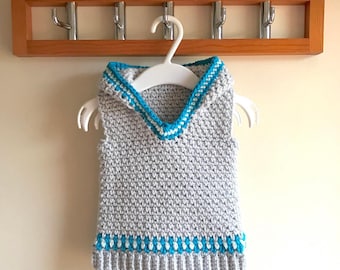 Crochet Hooded Vest Pattern for Kids (PDF Download)