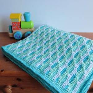 crochet ripple blanket PDF / crochet baby blanket/ crochet ripple baby blanket pattern/ baby blanket crochet pattern/ ripple crochet blanket