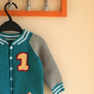 Kid's crochet cardigan/ Boy's crochet sweater/ Crochet Pattern/ Crochet Baby Cardigan/ Crochet cardigan pattern/ Instant download pattern image 8