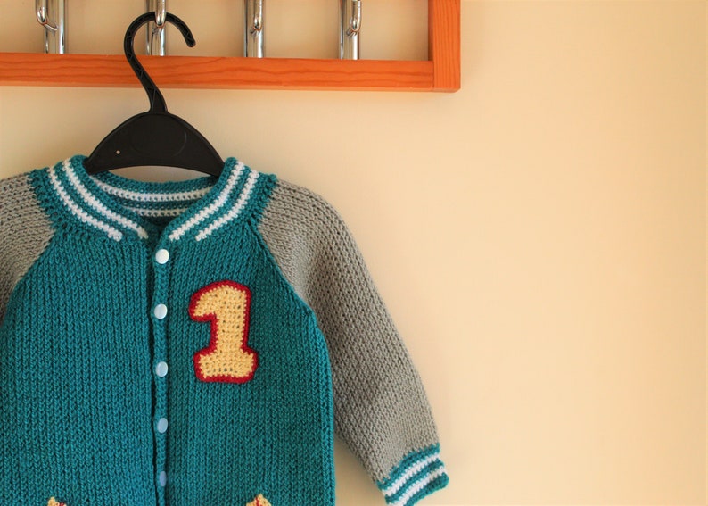 Kid's crochet cardigan/ Boy's crochet sweater/ Crochet Pattern/ Crochet Baby Cardigan/ Crochet cardigan pattern/ Instant download pattern image 8