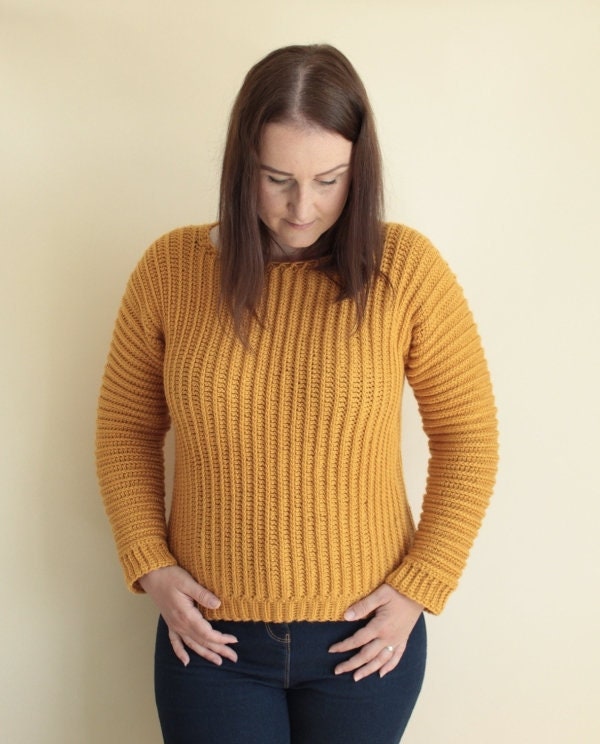 34 Crochet Jumpers with Cowl Necks, Raglans, and Crop Tops 9 the sideways crochet jumper/ crochet jumper pattern/